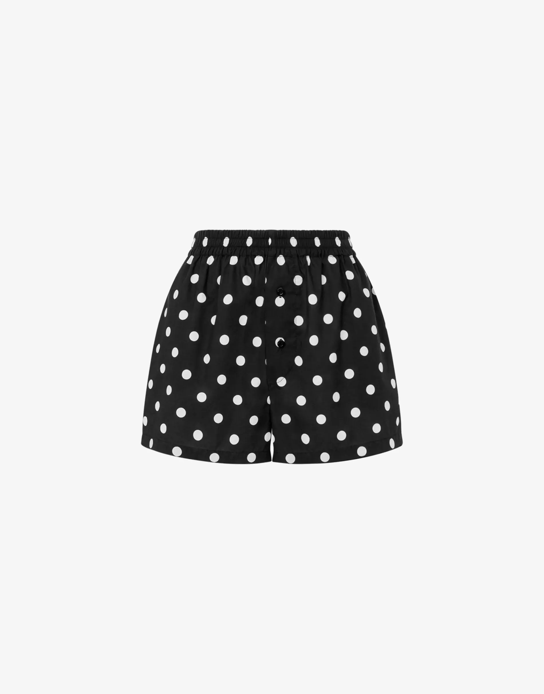 Fashion Allover Polka Dots cotton voile shorts Pants & Shorts