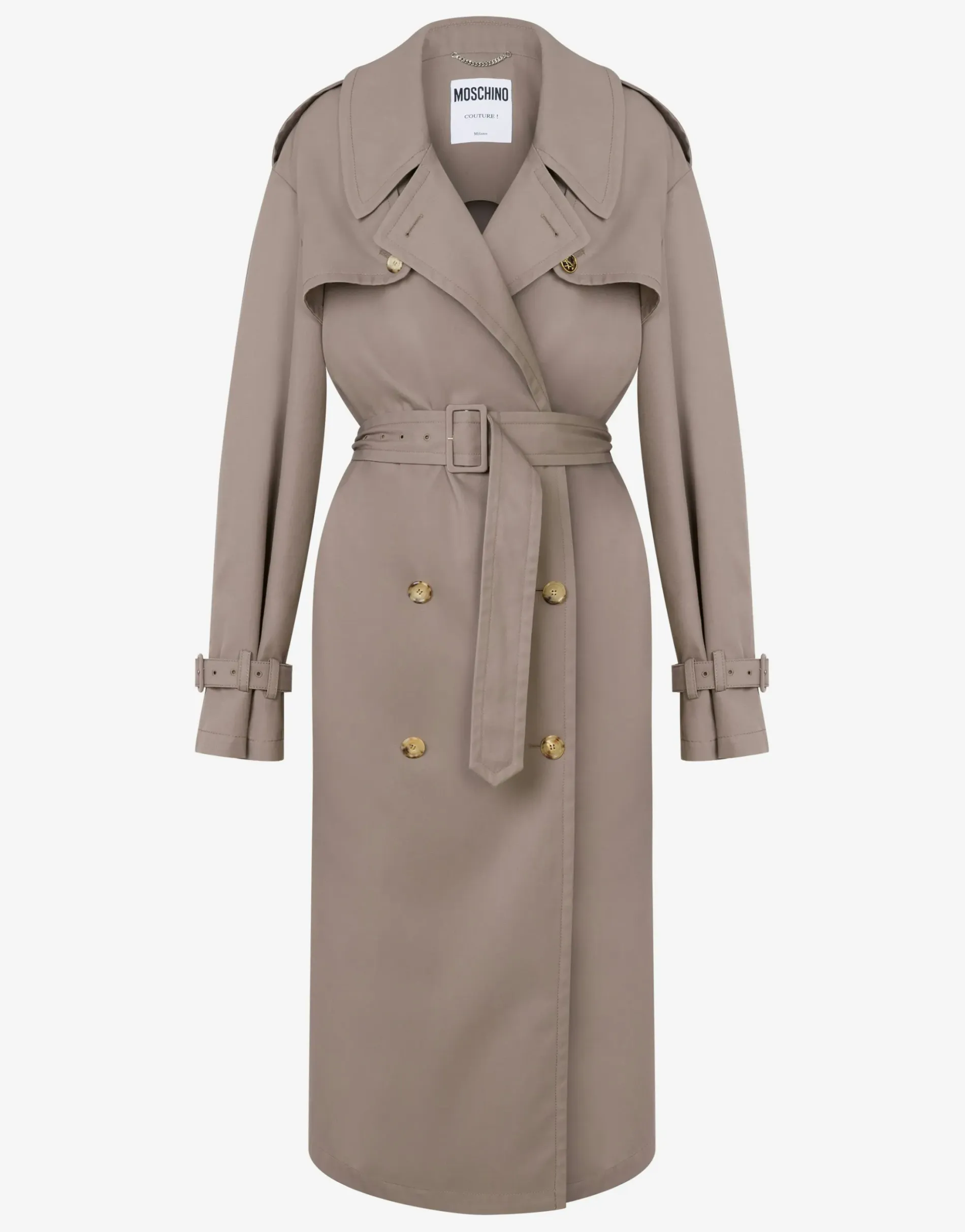 Online Cotton and Nylon Gabardine Trench Coat Coats & Outerwear