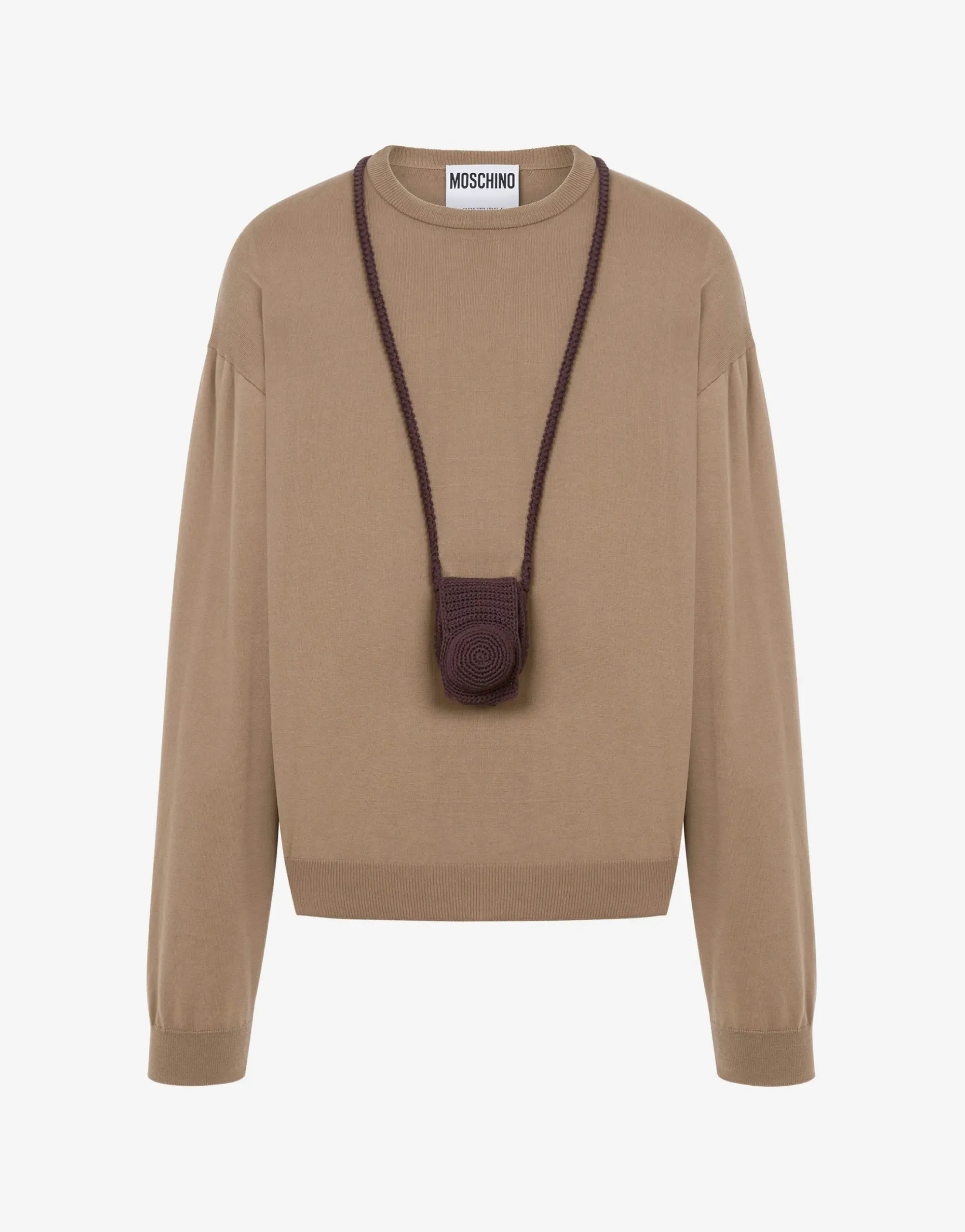 New Cotton Pullover Camera Holder Knitwear