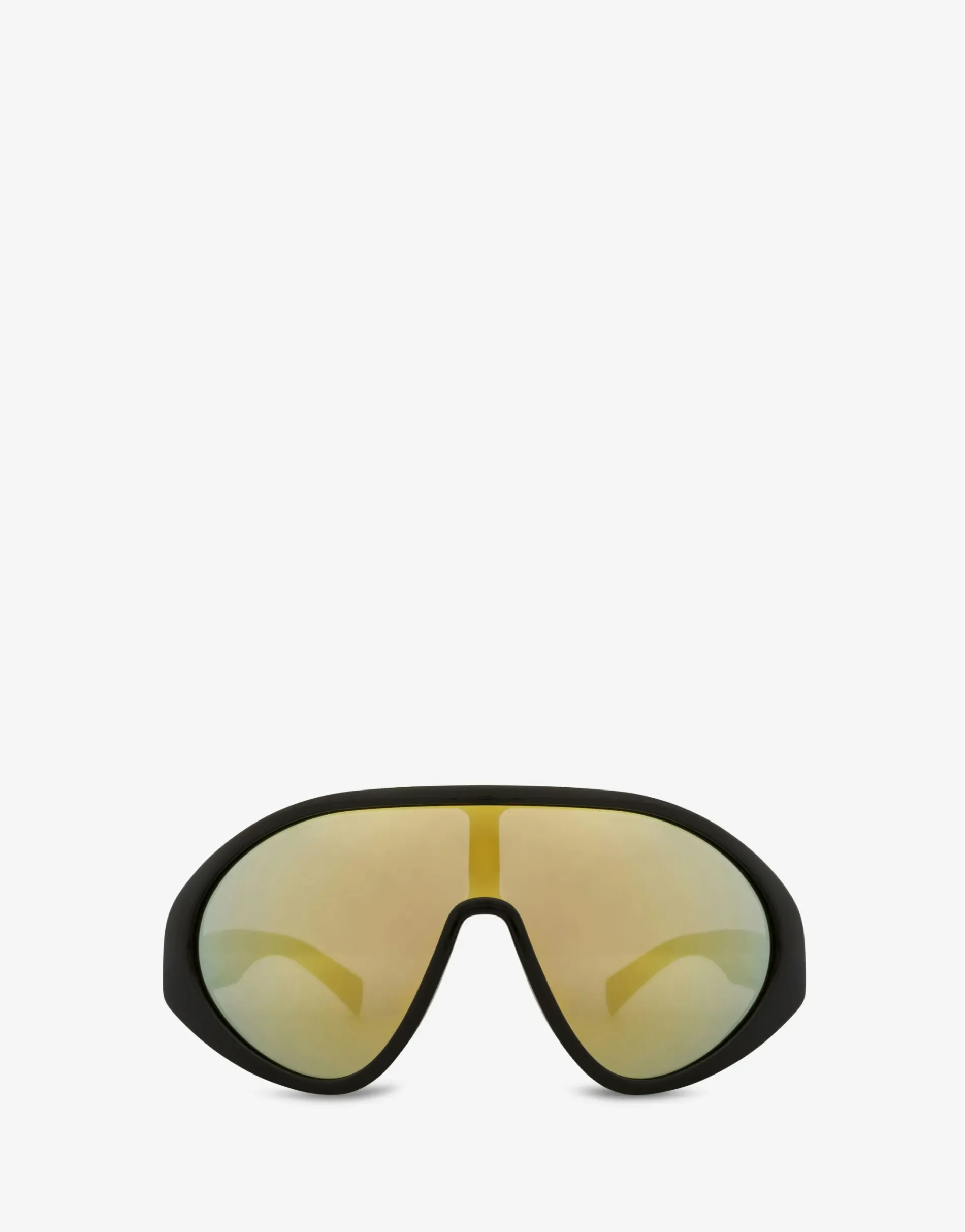 Fashion 3D Logo mask sunglasses Sunglasses