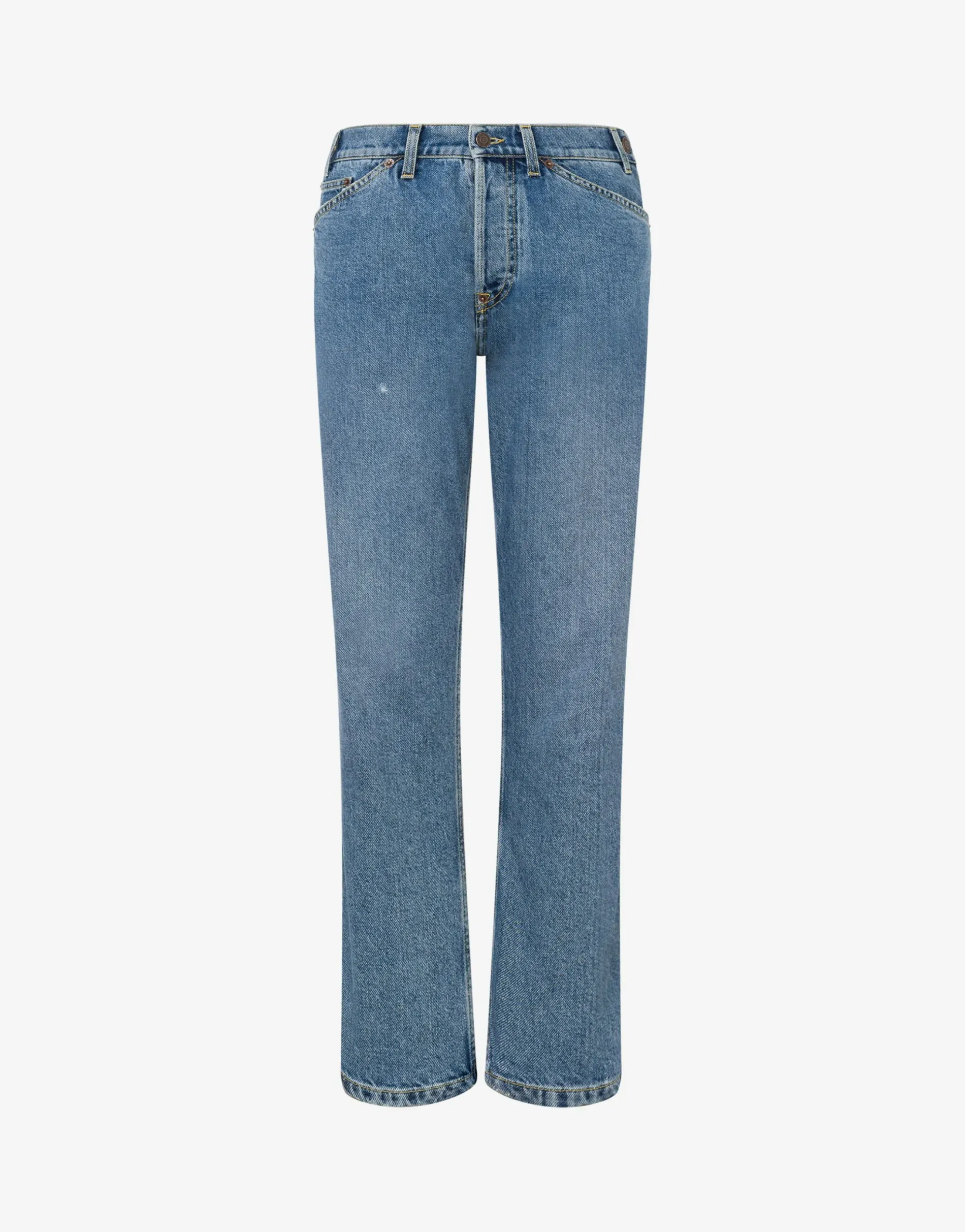 Fashion Denim Trousers Laurel Crown Logo Pants & Shorts