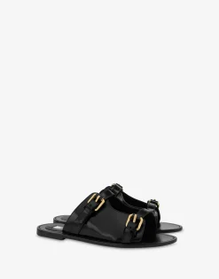 Hot Flat Buckle Sandals Flats
