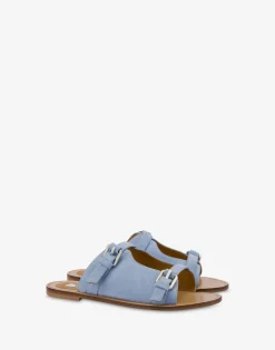 Hot Flat Buckle Sandals Sandals|Flats