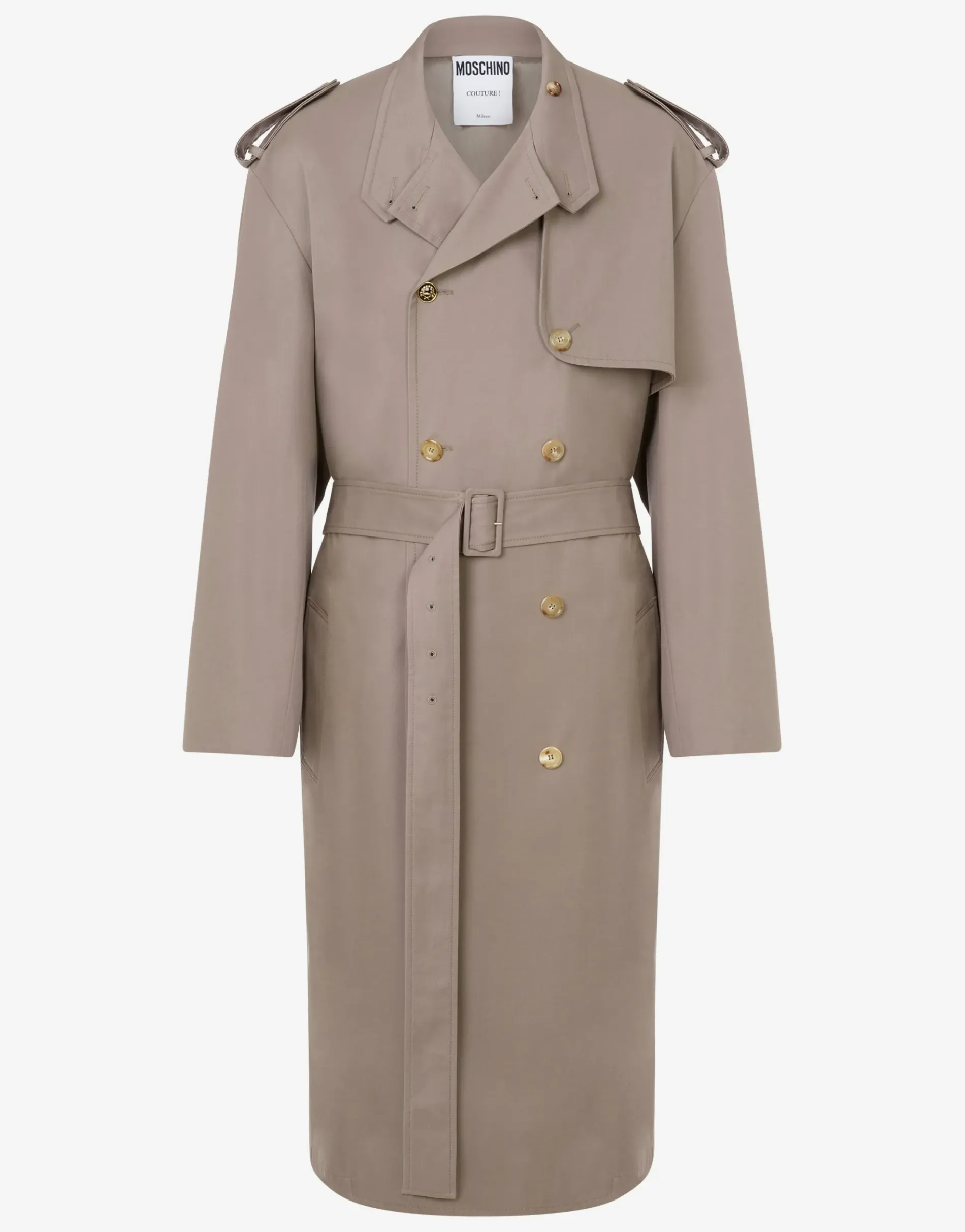 Fashion Gabardine Trench Coat Tailored Twist Coats & Outerwear