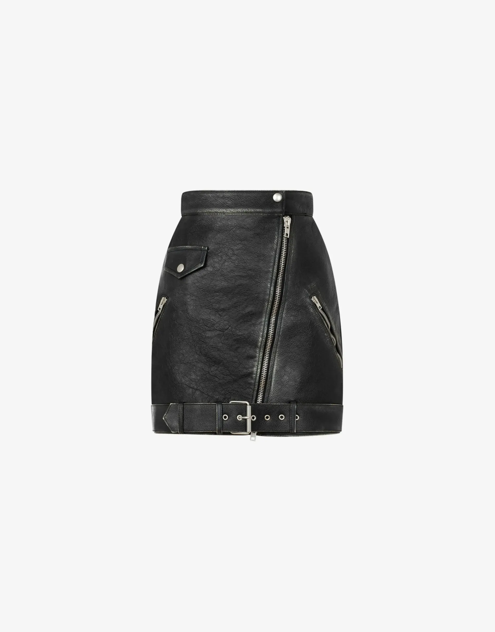 New Heavy nappa leather mini skirt Co-ords|Skirts