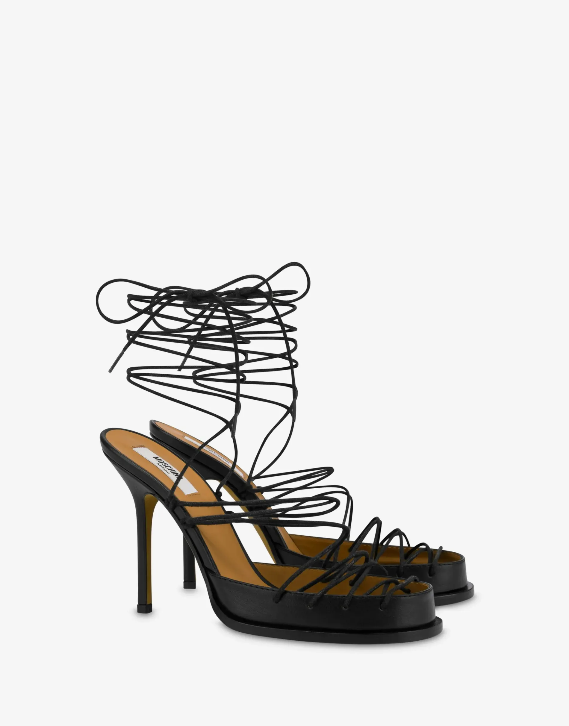 Sale Laced High Calf Sandals Sandals