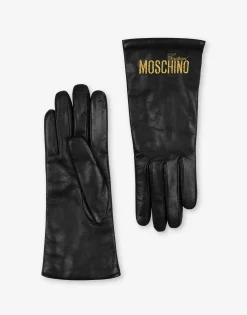 Sale Logo Embroidery nappa leather gloves Hats & Gloves