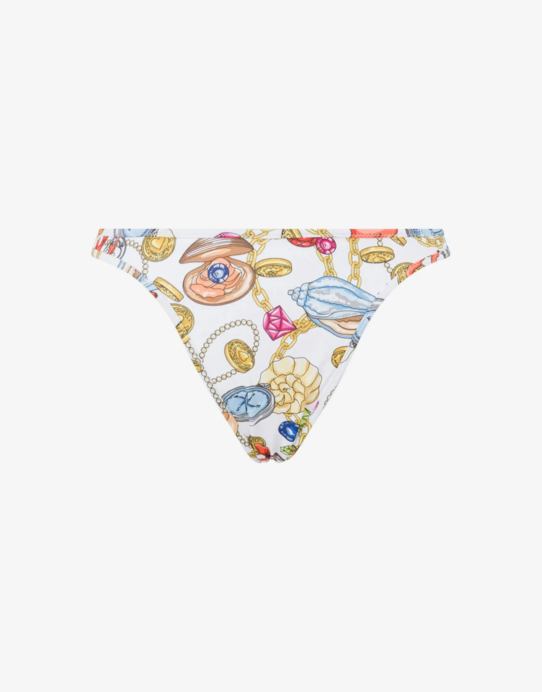 Outlet Marine Print Swim Briefs Swimwear