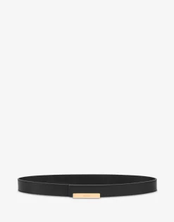 Online Metal Plaque calfskin belt Belts