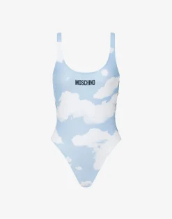 Discount One-piece swimsuit Clouds and Check Swimwear