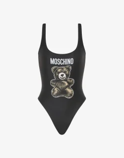 Clearance One-Piece Swimsuit Teddy Bear Swimwear