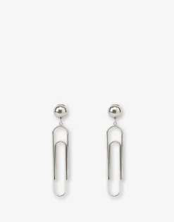 Discount Paper Clips Drop Earrings Jewelry