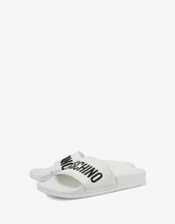 New PVC pool slides with logo Sandals & Mules