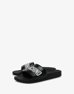 Discount Rubber pool slides with logo Sandals & Mules