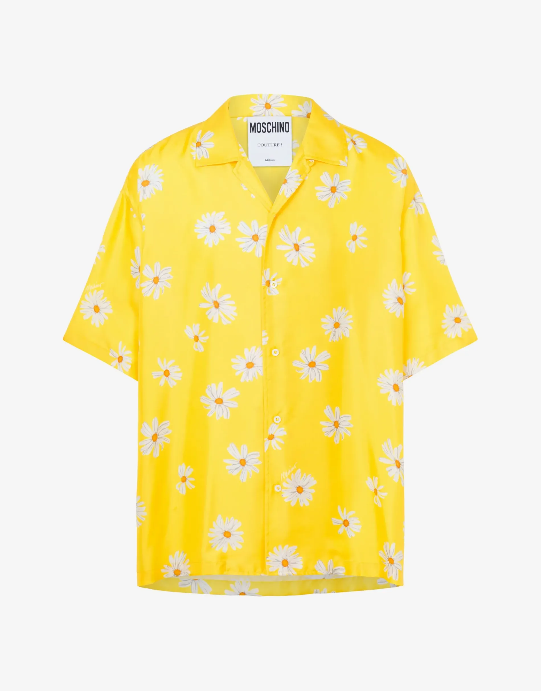 Online Satin Shirt Allover Daisy Shirts