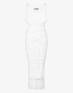 New Stretch cotton dress with laces Dresses