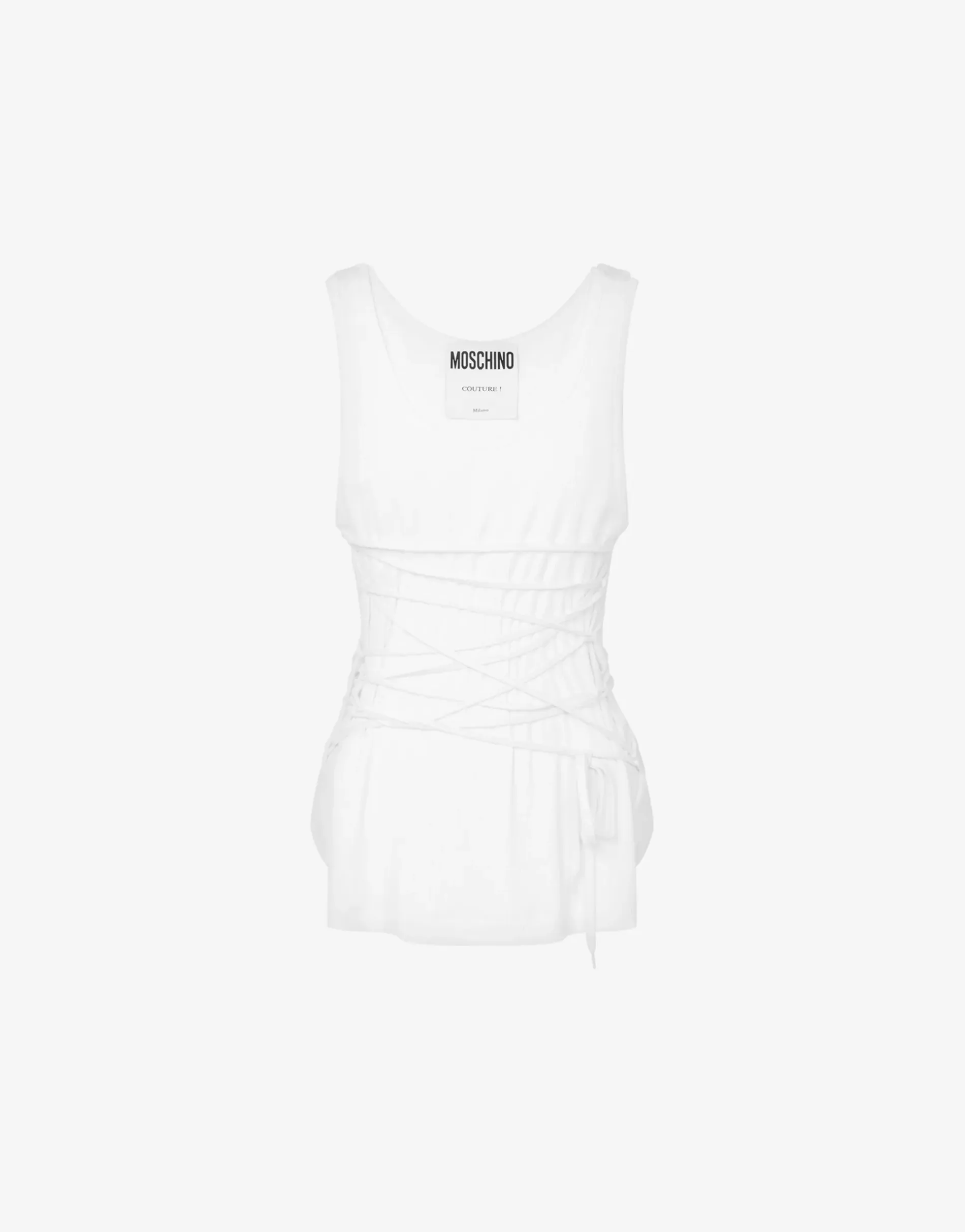 Clearance Stretch cotton tank top with laces Shirts & Tops