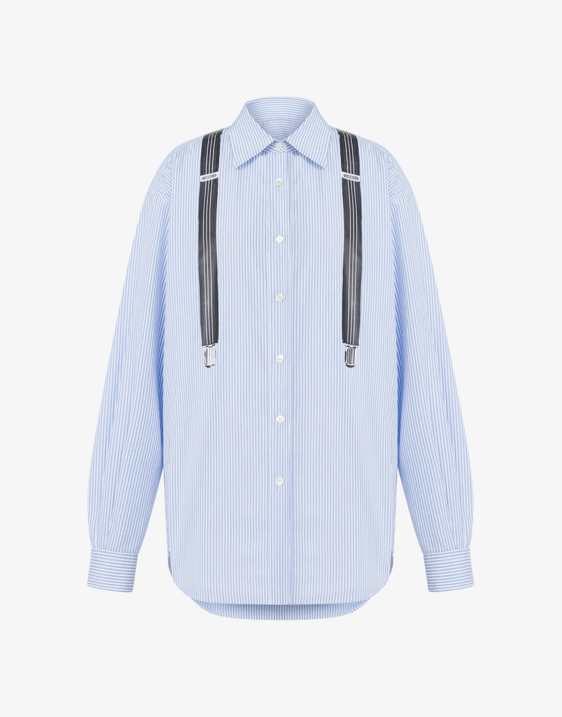 Sale Striped Poplin Shirt Suspenders Shirts & Tops