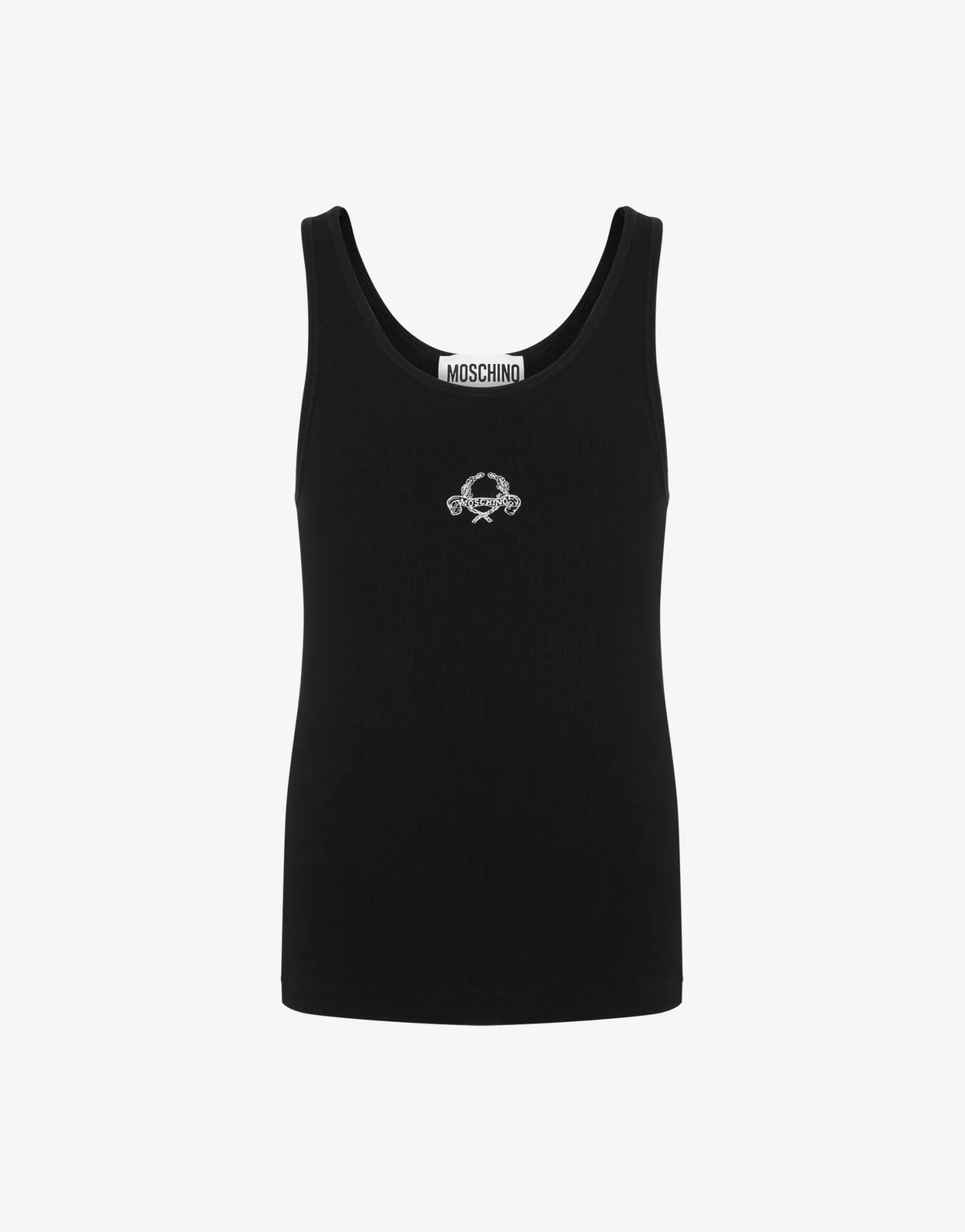 Fashion Tank Top Laurel Crown Embroidery T-shirts