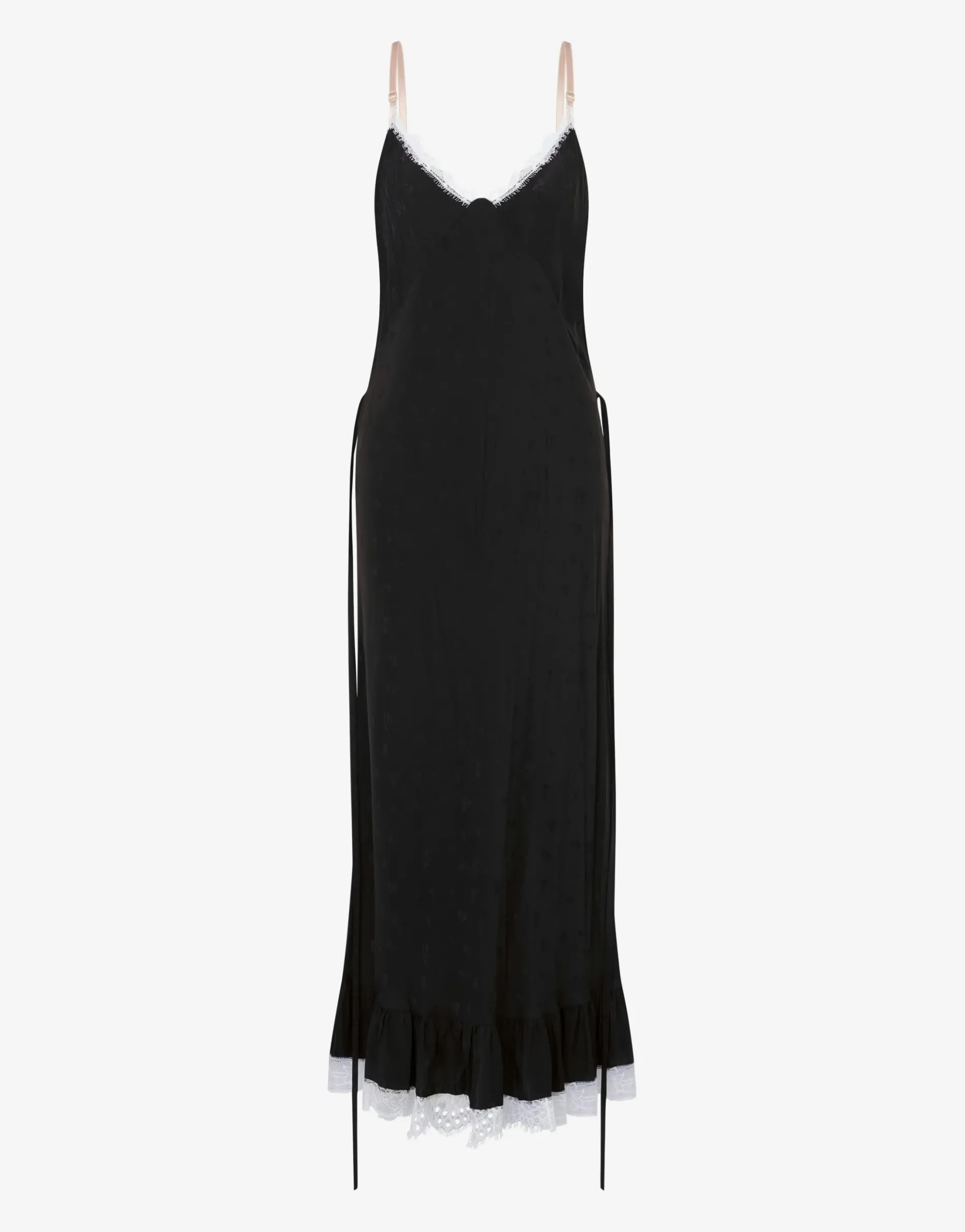 Outlet Viscose and Silk Dress Flower Jacquard Dresses