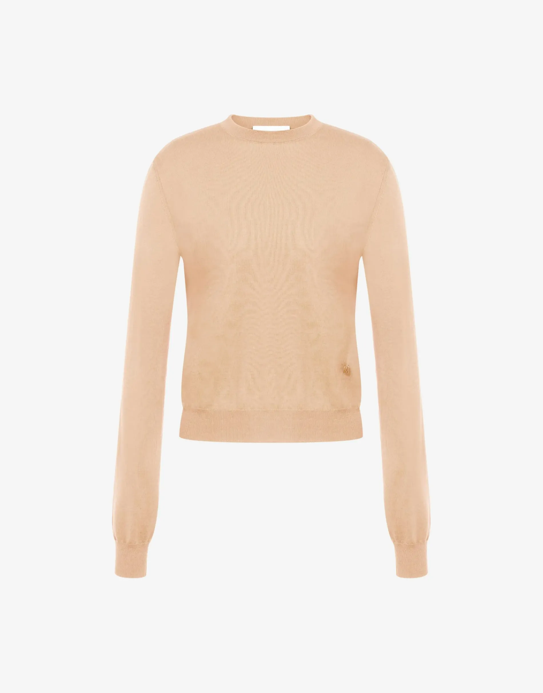 Outlet Wool and Silk Pullover Golden M Knitwear