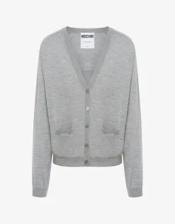 Discount Wool Cardigan Golden M Knitwear