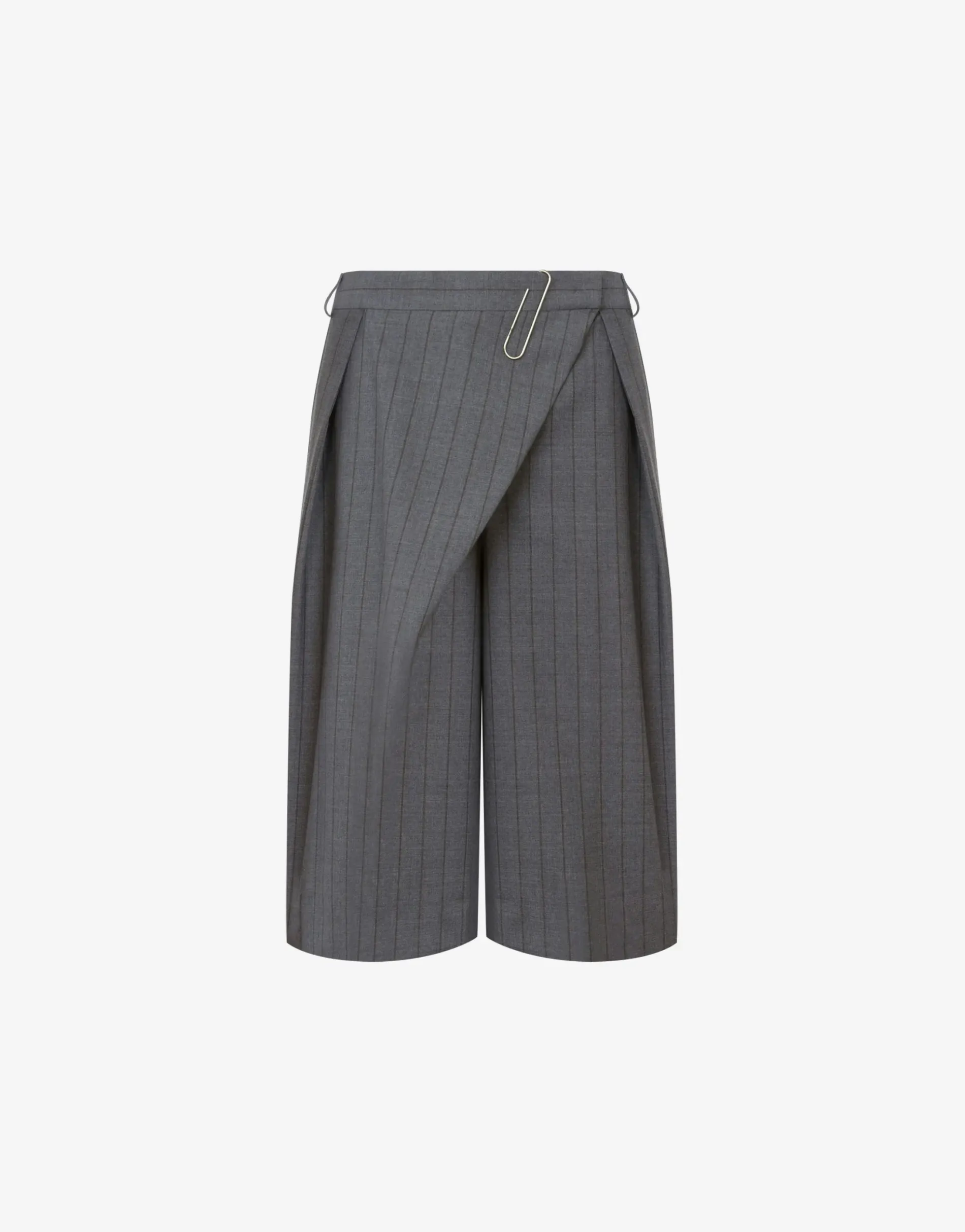 Discount Wool Pinstripe Bermuda Shorts Office Inspiration Co-ords|Pants & Shorts