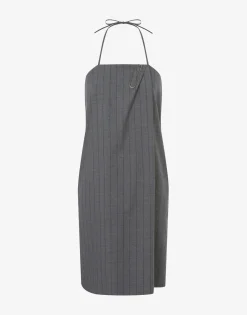 Sale Wool Pinstripe Dress Office Inspiration Dresses